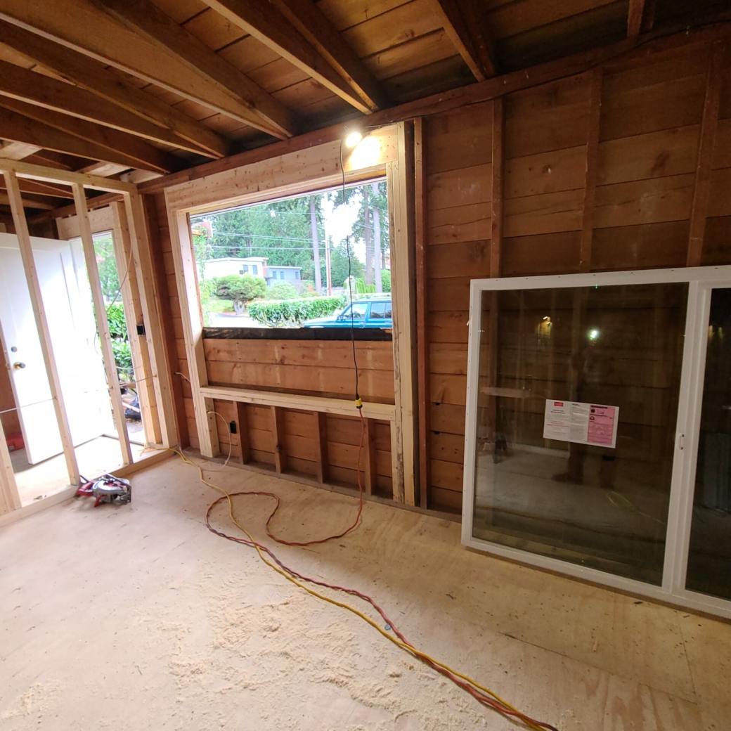 Framing in larger egress window