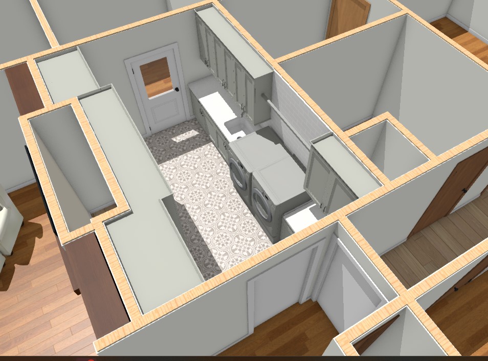 3d render of home