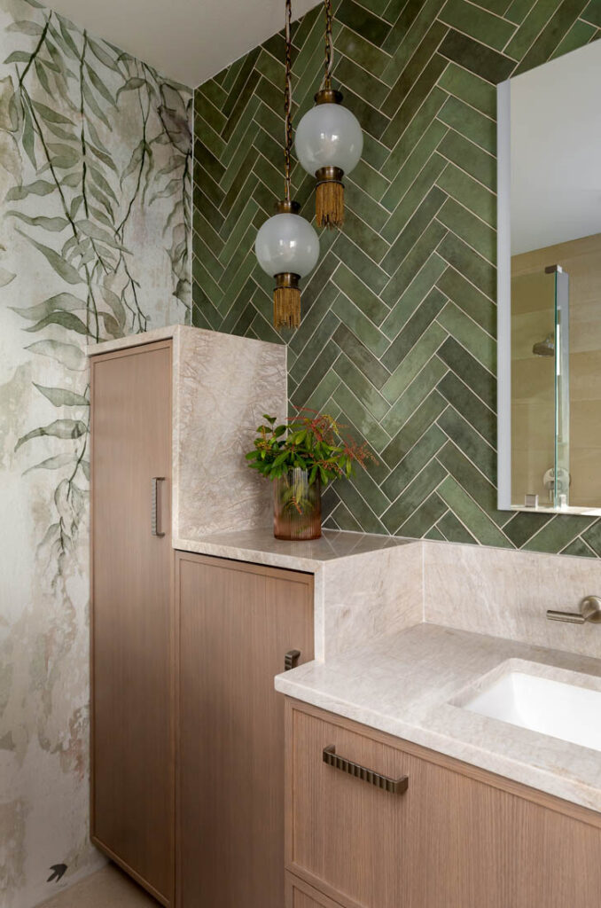 Botannical Reverie Bathroom Makeover, Completed by Shirey Home Pro