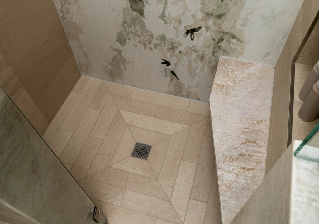 Botannical Reverie Bathroom Remodel After Photo, Custom Tile Work, Shirey Home Pro